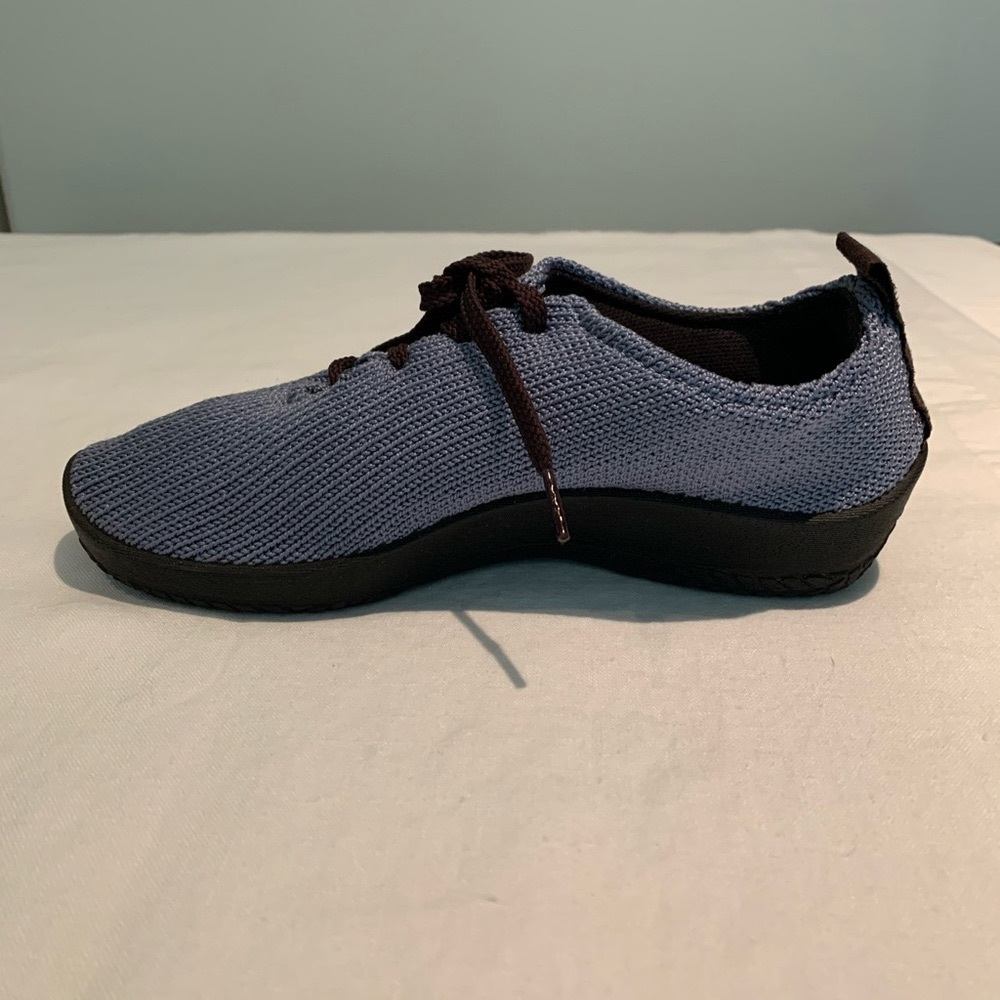 Arcopedico Blue Mesh Lace up Loafers Size 7